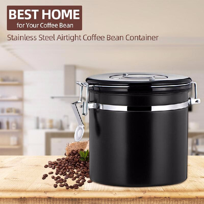 

Coffee Container Coffee Storage Coffee Bean Container Coffee Canister Stainless Steel Container