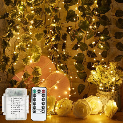 

4M 400 LED Firecracker Lights String USB 8 Lighting Modes Waterproof Outdoor Decoration Wedding Christmas