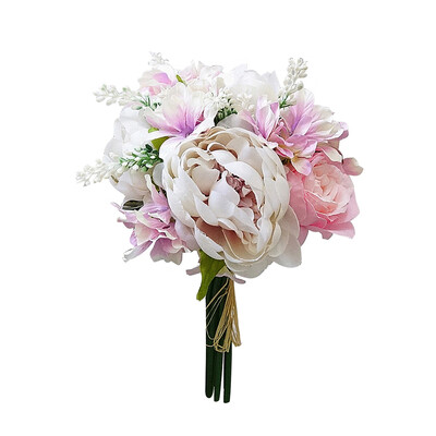 

1 Bouquet Artificial Peony Rose Flower Wedding Party Home Hotel Cafe Decoration