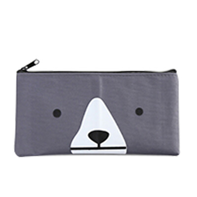 

Cartoon Simple Male And Female Primary And Middle School Students B6 Canvas Pencil Bag Storage Bag