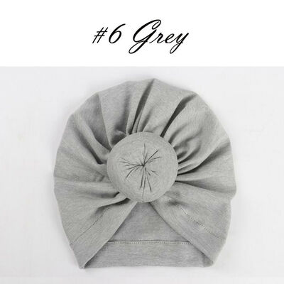 

Kids Baby Girl Turban Flower Head Wrap Adjustable India Hat Cotton Cap
