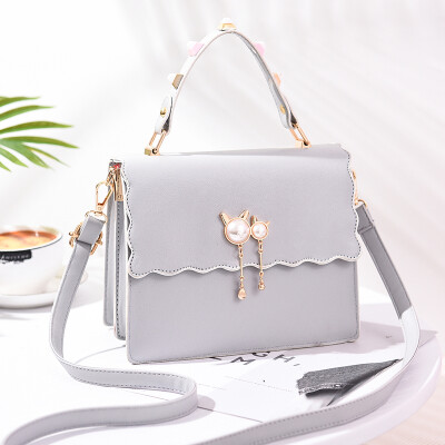 

On the spring style the new female bag fashion Korean version 100 fashion simple lady single shoulder bag oblique satchel bag