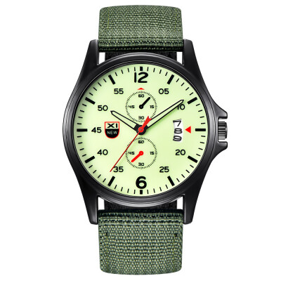 

Gobestart Military Nylon Waterproof Date Quartz Analog Army Mens Quartz Wrist Watches