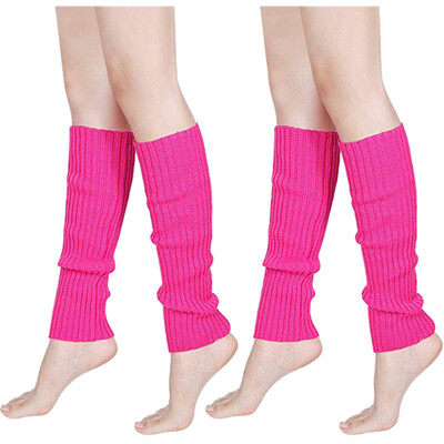 

Tailored Women & Men Fluorescence Color Stripe Boot Cuffs Warmer Knit Leg Party Stockings