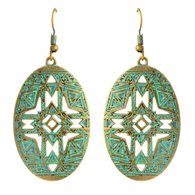 

Vintange Exaggerate 2 Style Geometric Earrings For Women Jewelry Fashion Accessory For Girls