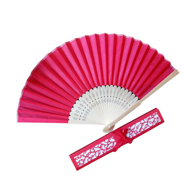 

〖Follure〗Stunning Silk Fans With Gift Box Wedding Favours Beach Party
