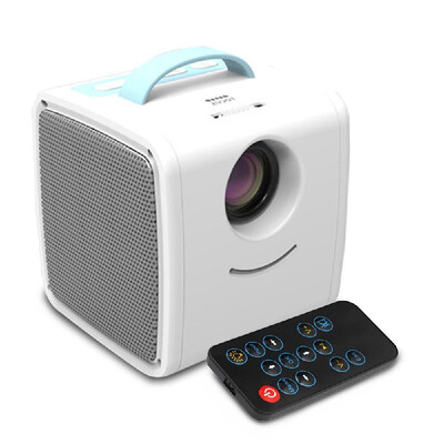 

Q2 Mini Portable LCD Projector 700 Lumens 1080P 70" Kids Video Story Animation Projection Machine Family Education School Busines