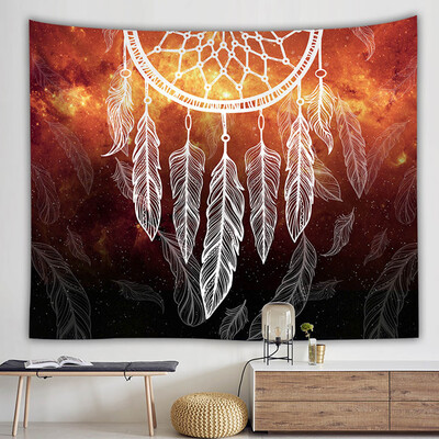 

Gobestart Colorful Dream Catcher Tapestry Bohemia Hippie Wall Hanging Bedspread Dorm Decor