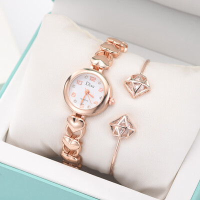 

RM Light Luxury Girl Temperament Watch Bracelet Set Chain Watch Birthday Gift