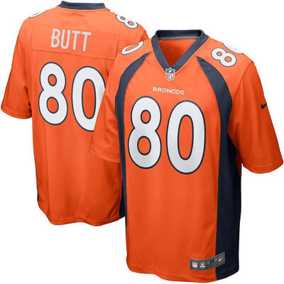 

Mens Football Jersey Denver Broncos Jake Butt Orange Game Jersey