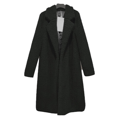 

Womens Casual Open Front Trench Coat Cardigan Long Sleeve Duster Jacket Outwear