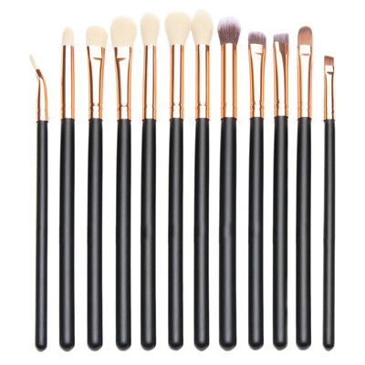 

〖Follure〗12pcs Eye Brush Set Cosmetics Concealer Eyeliner Blending Eyeshadow Brushes