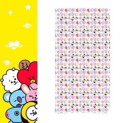 

Christ For Givek Kpop BTS Towel Tapestry Single Side Cartoon Portrait Household Products for Family&Friend 137 x 295 inch