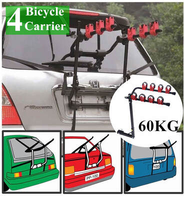 

Bike Rack 4 Bicycle Hitch Mount Carrier Car Truck Auto 4 Bikes