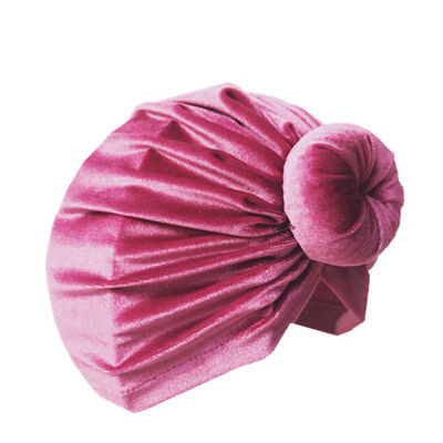 

Newborn Toddler Kids Baby Girls Indian Turban Knot Beanie Hat Winter Warm Cap