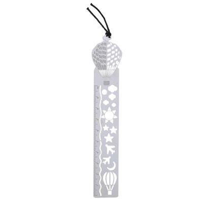

Multi Function Innovative Drawing Bookmark Vintage Hollow Ruler