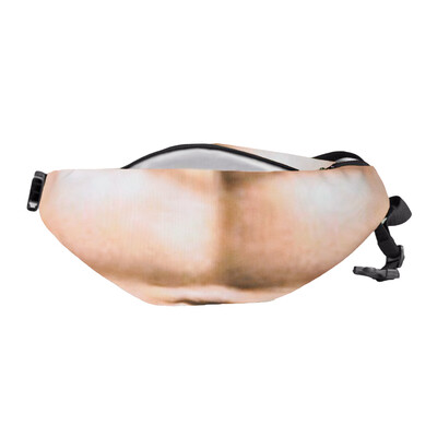 

Unisex Dad Bod Waist Bags Flesh Color Fanny Packs Money Belt Beer Fat Belly Bum Pouch Pockets Bag