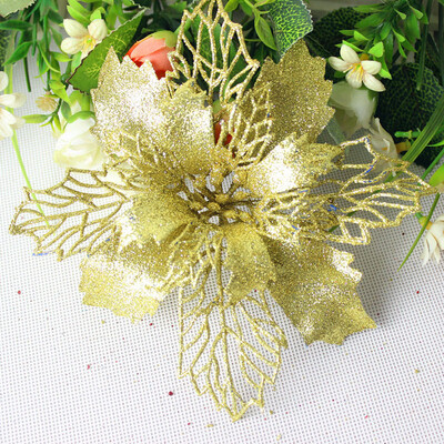 

Gobestart Romantic Rosette Hanging Charm Party Decoration Christmas Tree Ornament Flower