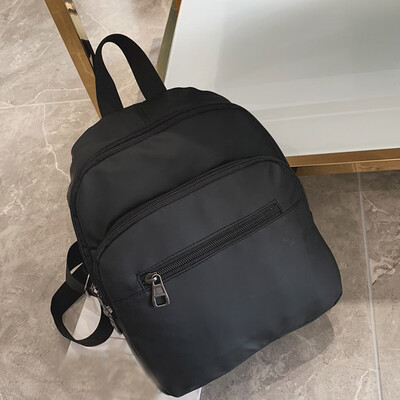 

Tailored Womens Solid Color Backpack Waterproof Shoulder Bag Large Capacity Computer Bag
