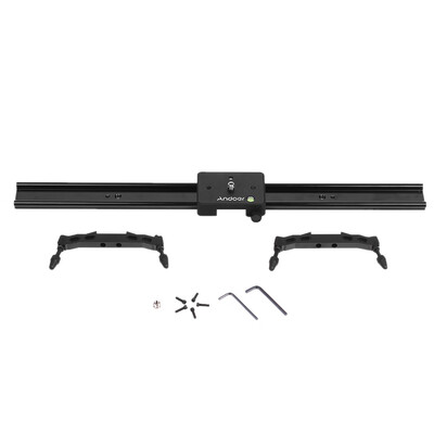 

Andoer 60cm Video Track Slider Dolly Track Rail Stabilizer Aluminum Alloy for Canon Nikon Sony Cameras Camcorders Max Load Capacit