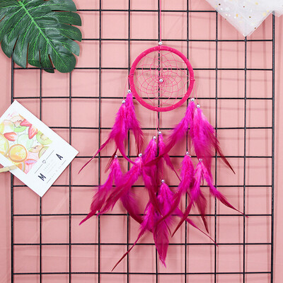

Toponeto Feather Wind Chime Home Hanging Window Front Dream Catcher Girl Room Decoration