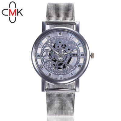 

Fashion Mens Digital Wristwatches Business Exquisite Luxurious Hollow Carving Dial Quartz Watches