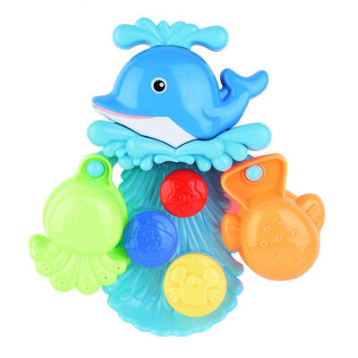 

Greensen Cartoon Dolphin Water Spray Children Water Playing Bathing Revolving Water Toys
