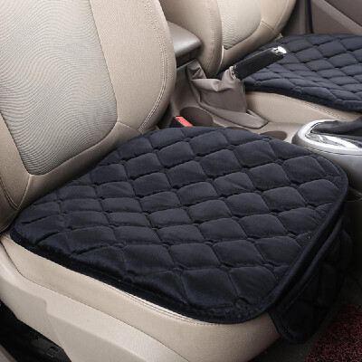 

Winter Universal Plush Keep Warm Anti Slip Car Seat Lattice Cushion Cover Protector Mat