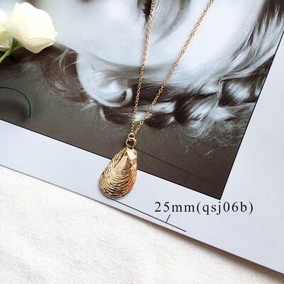 

Fashion Bohemian Cowrie Conch Gold Shell Pendant Necklace for Women Ocean Sea Beach Necklaces Boho Shell Jewelry