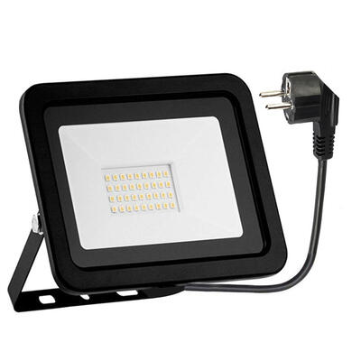 

30W Ultrathin 32 LED Floodlight AC180-265V IP65 Outdoor Path Wall Plug Lamp