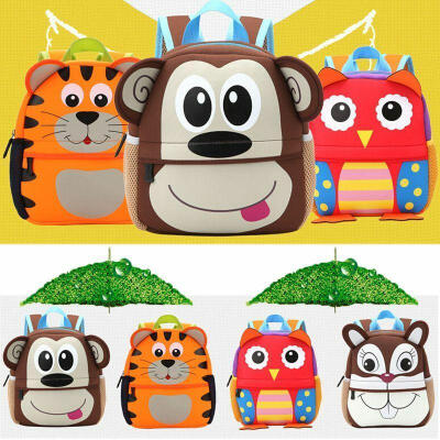 

Kid Toddler Backpack Kindergarten Schoolbag Baby Cartoon Animal Bag Shoulder Bag