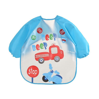 

baby clothes baby bib waterproof overalls childrens waterproof long-sleeved anti-clothing clothing to eat clothes baby bib