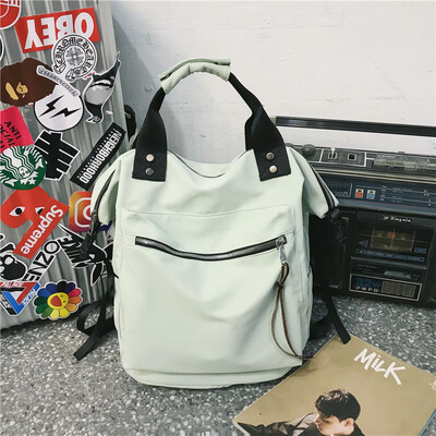 

Initial study of insfeng schoolbag female Korean version high school backpack undergraduates
