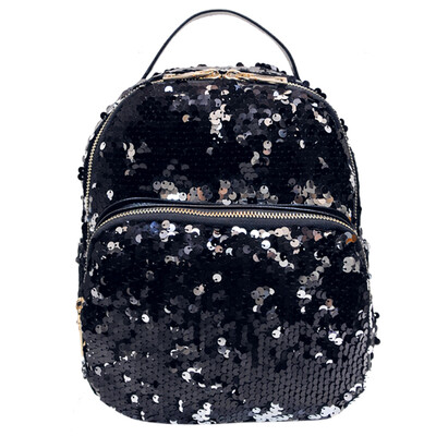 

Spring Mini PUSequins Backpack Girls School Bag Princess Girls Bling Bag