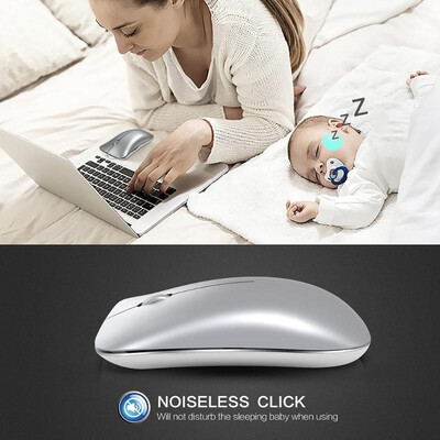 

HXSJ T23F 24GHzBluetooth Wireless Mouse Rechargeable 1600DPI Mice for PC