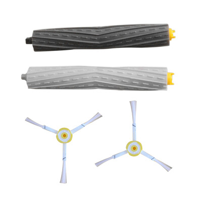 

2Main Brushes2Side Brushes Replacement For IRobot Rommba 800 900 Series Parts