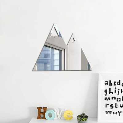 

〖Follure〗Nordic Acrylic Mirror Cartoon Wall Camera Props Kids Room Wall Decoration A