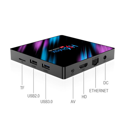 

H96 Max Smart Android 90 TV Box RK3318 Quad Core 64 Bit UHD 4K VP9 H265 2GB 16GB 24G 5G WiFi BT40 HD Media Player Display