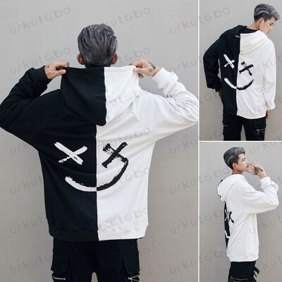 

Mens Long Sleeve Hoodie Sweatshirt Sweater Hooded Jumper Coat Pullover Tops