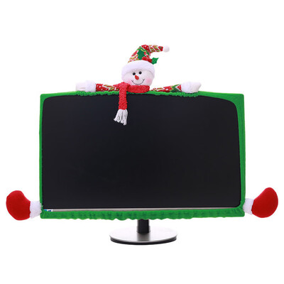 

Toponeto Christmas Hotel mall Cash register computer Dust Cover Snowman Elk Decorations