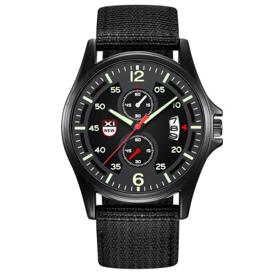 

Gobestart Military Nylon Waterproof Date Quartz Analog Army Mens Quartz Wrist Watches
