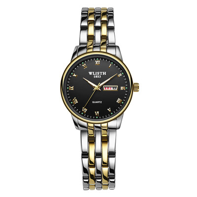 

Male students of double calendar watches Korean version of simple fashion couple watches luminous waterproof female watches fashio