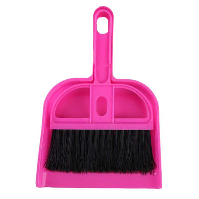 

Mini Plastic Broom Set Educational Cleaning Toy Sweeper Brush for Kid Baby