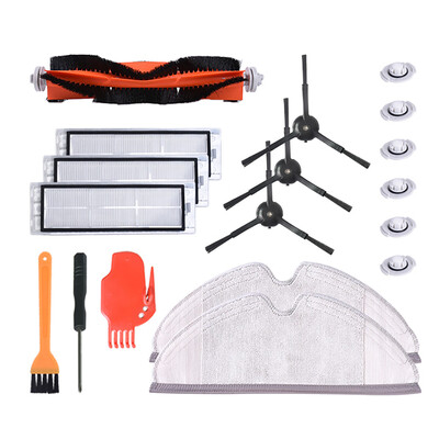 

〖Follure〗Side Brush&Hepa Filters&Bristle Brush For Xiaomi 2Roborock T65 S6 Vacuum