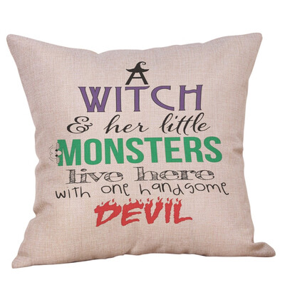 

〖Follure〗Merry Christmas Pillow Cases Cotton Linen Sofa Cushion Cover Home Decor