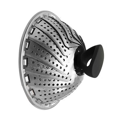 

9 inch Stainless Steel Collapsible Steamer Multifunction Vegetable Fruit Basket Cooking Metal Rack Food Steamer