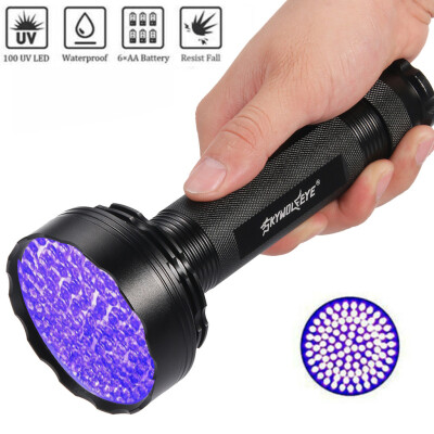 

Saidsome UV Ultra Violet 100 LED Flashlight Blacklight Light 395nM Inspection Lamp Torch flashlight lamp