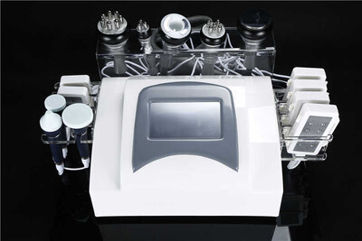 

UK DHL shipping 9in1 635nm LLLT Laser Slimming Lipolysis lipo laser Vacuum RF liposuction Multifunction cavitation machine Beauty