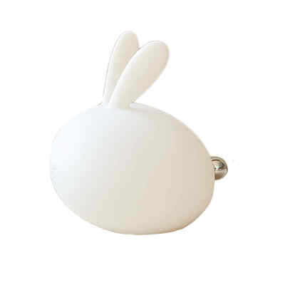 

USB Charging LED Silicone Rabbit Night Light Pressure-Reduce Patting Changing Colours Bedside Lamp