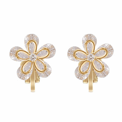 

Yoursfs Cubic Zircon Small Clip on Earrings for Women Party Charm Without Pierced Earring Clips